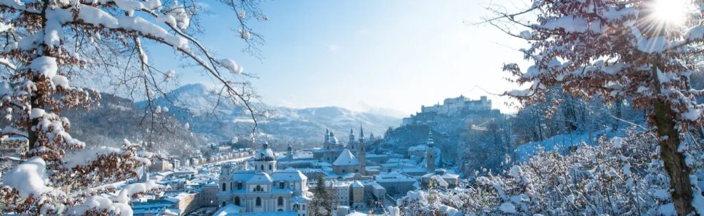 Salzburg im Schnee